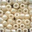 05147 Mill Hill Glass Pebble Beads - Oriental Pearl