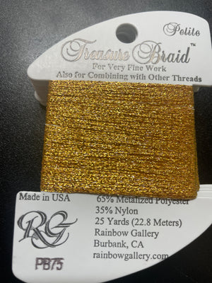 PB75- Awesome Gold Gold Petite Treasure Braid