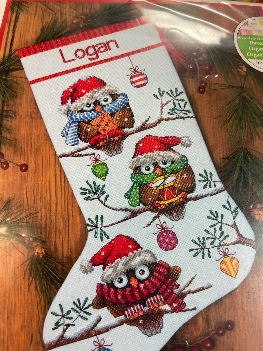 Holiday Hooties Stocking kit
