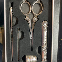 Embroidery Scissors Gift Box in Silver