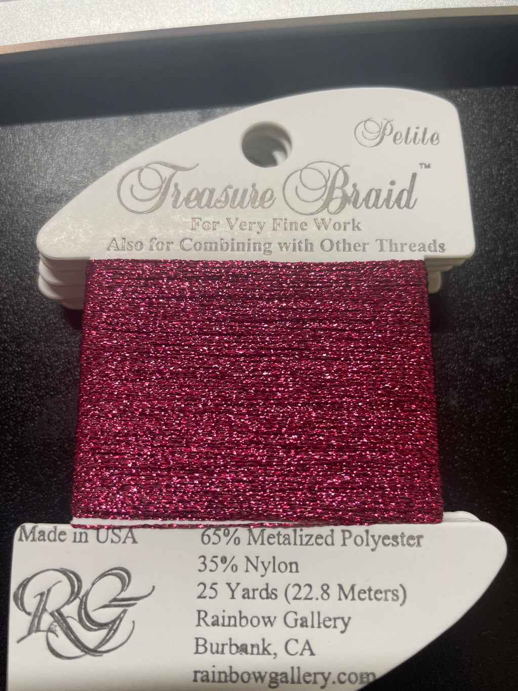 PB67- Raspberry Petite Treasure Braid