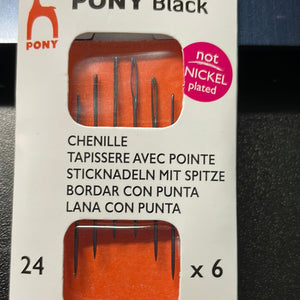 Size 24 Pony Chenille Needles