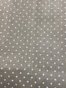 32 Count Raw with White Dots Linen