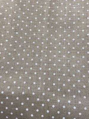 32 Count Raw with White Dots Linen