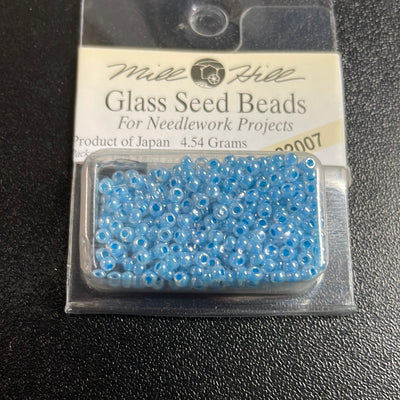 02007 Mill Hill Glass Beads - Satin Blue