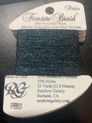 PB63- Deep Midnight Blue Petite Treasure Braid