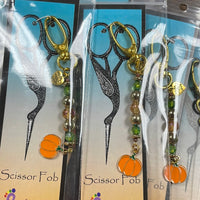 Pumpkin Scissor Charm