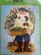 Mediterranean Santas: Olive Harvest Santa  Buttons and Beads Kit