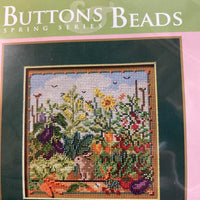 Bunny Garden Buttons and Beads Kit