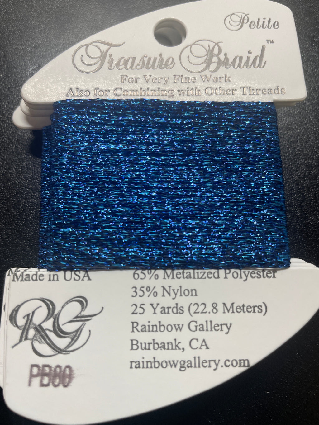 PB80- Nautical blue Petite Treasure Braid