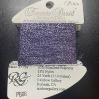 PB66- Amethyst Petite Treasure Braid