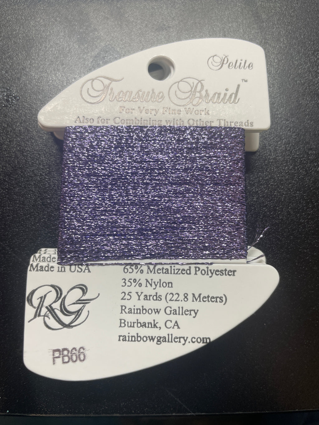 PB66- Amethyst Petite Treasure Braid