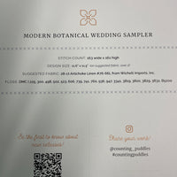 Modern Botanical Wedding Sampler