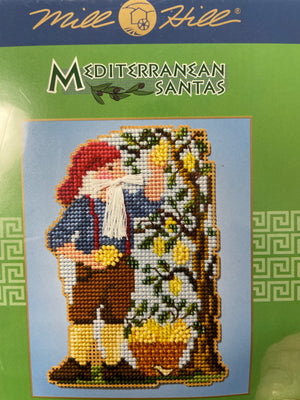 Mediterranean Santas: Lemon Grove Santa  Buttons and Beads Kit