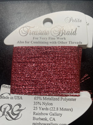 PB61- Dark Peony Petite Treasure Braid