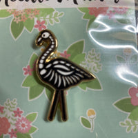 Skeleton Flamingo Needle Minder