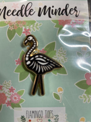 Skeleton Flamingo Needle Minder