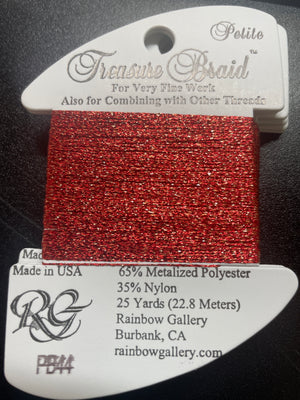 PB44 - Autumn Red Petite Treasure Braid