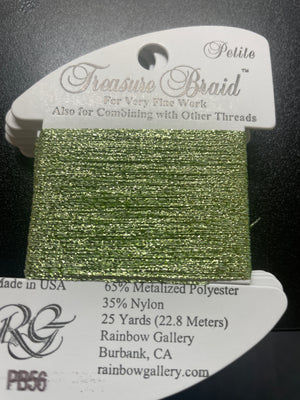 PB56 Pale Avocado Petite Treasure Braid