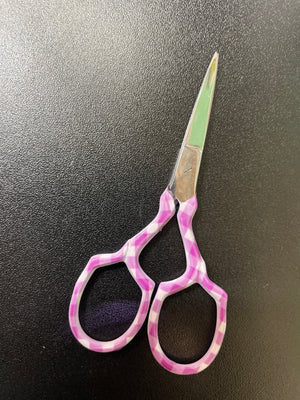 Purple Gingham Scissors