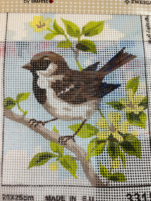 Chickadee Needlepoint Canvas