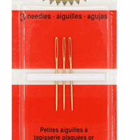 Colonial Size 26 petite needles gold plated