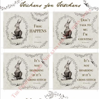 Primitive Hare Stickers