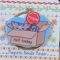 Not Today Cat Needle Minder