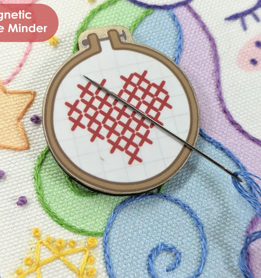 Heart Stitches Needle Minder