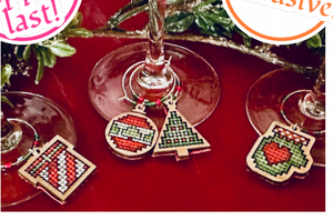 Christmas Wine Charms Kit