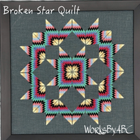 Broken star Quilt