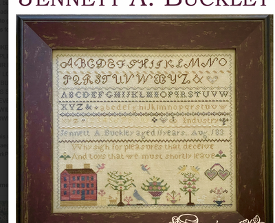 JENNETT BUCKLEY RED HOUSE SAMPLER