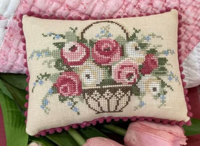 Georgian Floral Basket