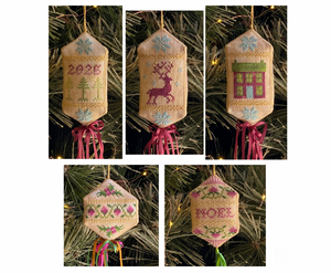 3-D Sampler Ornaments