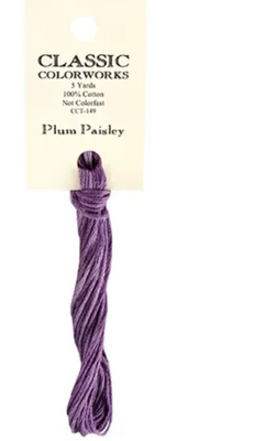 Plum Paisley