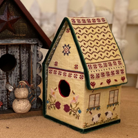 Spring Birdhouse Sewing Box