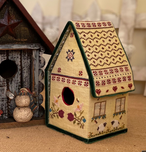 Spring Birdhouse Sewing Box