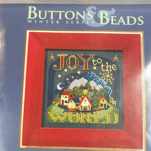 Joy to the World Buttons and Beads Kit