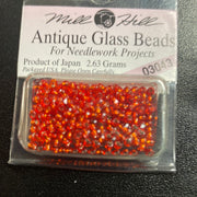 03043- Mill Hill Beads- Oriental red