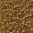 16011 Mill Hill Glass Pony Beads - Victorian Gold