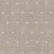 28 Count White Mini Dots Linen