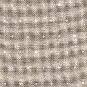 32 Count White Mini Dots Linen